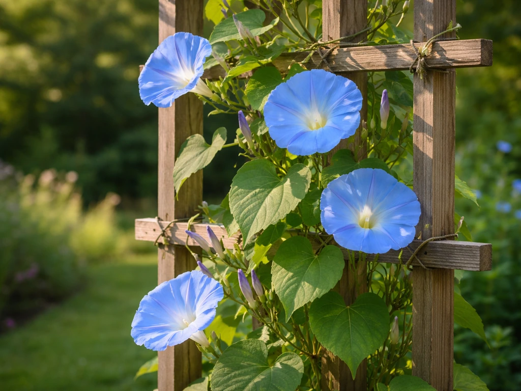 how to grow morning glory heavenly blue