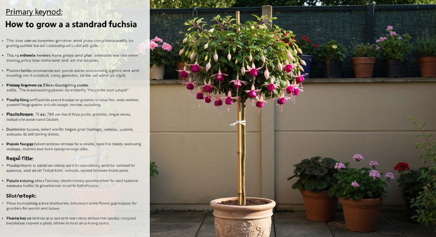 how to grow standard fuchsias