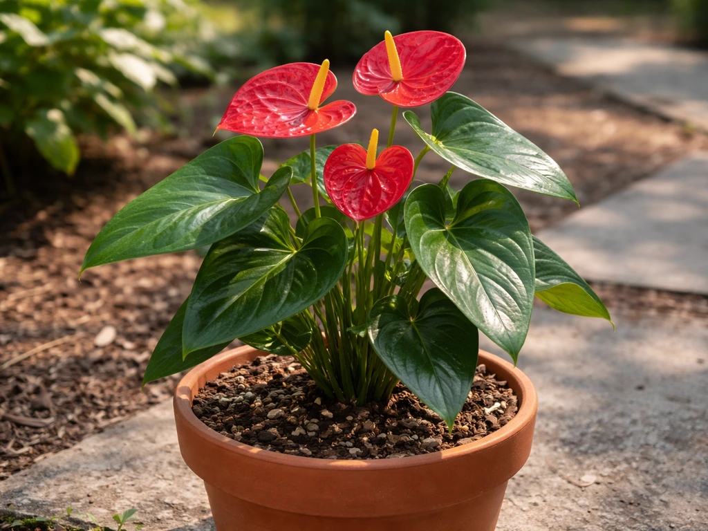 how to grow anthurium outdoors